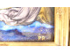 Limoges enamel triptych Assumption Virgin Mary angels St Peter king 19th century