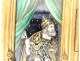 Limoges enamel triptych Assumption Virgin Mary angels St Peter king 19th century