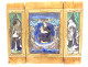 Limoges enamel triptych Assumption Virgin Mary angels St Peter king 19th century