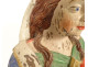 Polychrome carved wooden statue of Saint Mary Magdalene kneeling, 18th century