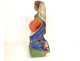 Polychrome carved wooden statue of Saint Mary Magdalene kneeling, 18th century