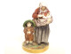 2 German porcelain sculptures Eckert &amp; Cie beggar woman children 19th century