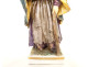 German porcelain sculpture Carl Théodore Frankenthal, beggar woman, 19th century