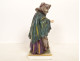German porcelain sculpture Carl Théodore Frankenthal, beggar woman, 19th century