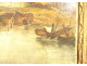 HST Italian landscape painting Capriccio ruins Venice Arc Triomphe Guardi 19th
