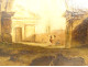 HST Italian landscape painting Capriccio ruins Venice Arc Triomphe Guardi 19th