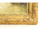 HST Italian landscape painting Capriccio ruins Venice Arc Triomphe Guardi 19th