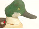 Duck decoy, polychrome carved wood, late 19th century folk art