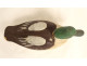 Duck decoy, polychrome carved wood, late 19th century folk art