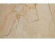 Orientalist watercolor portrait of a young woman with jewelry, Morocco nineteenth