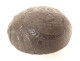 Half coconut carved head character flowers convict work 19th century