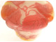 Glass paste covered jar box Gallé berry currants Art Nouveau late 19th century