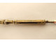 Silver gilt agate pen holder signed Mallat, patented 19th century