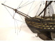 French ship model, three-masted sailing ship, mixed ship, France, 19th century