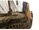 French ship model, three-masted sailing ship, mixed ship, France, 19th century