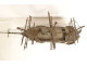 French ship model, three-masted sailing ship, mixed ship, France, 19th century