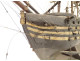 French ship model, three-masted sailing ship, mixed ship, France, 19th century
