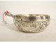 Solid silver wine taster Vieillard Paris Raimond snake 91.31gr 19th century