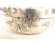 Solid silver wine taster Vieillard Paris Raimond snake 91.31gr 19th century