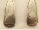 Silver dessert cutlery Fermiers Généraux coat of arms blazon 80.82gr 18th