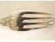 Silver dessert cutlery Fermiers Généraux coat of arms blazon 80.82gr 18th
