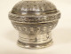 4 perfume bottles with odor, solid silver, Minerva crystal, 19th century