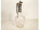 Louis XVI ewer solid silver Minerva engraved crystal Art Nouveau 19th century
