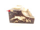 Small miniature inkwell carved bone doe deer dog fox Brussels 19th century