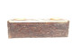 Small miniature inkwell carved bone doe deer dog fox Brussels 19th century