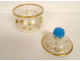 Night service required opaline toiletry gilt bottles Napoleon III 19th