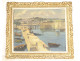 HST marine painting port Concarneau Pellerier fishing boats Brittany 20th century