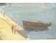 HST marine painting port Concarneau Pellerier fishing boats Brittany 20th century