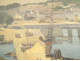 HST marine painting port Concarneau Pellerier fishing boats Brittany 20th century