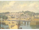 HST marine painting port Concarneau Pellerier fishing boats Brittany 20th century