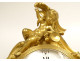 Louis XV gilt bronze Barbedienne cherub Napoleon III 19th century cartel clock