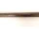 Antique cane with twisted solid silver knob and exotic wood, 19th century