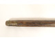 Antique cane with twisted solid silver knob and exotic wood, 19th century