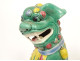 Pair of Chinese porcelain dragon and dog sculptures from Fo, China, 19th century