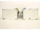 Pair of Chinese porcelain dragon and dog sculptures from Fo, China, 19th century