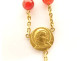 18 carat solid gold rosary beads carnelian cross Christ rosary 20th century