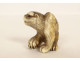 Netsuke carved ivory tiger signed Unsho Hakuryu Japan Edo 19th century