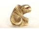 Netsuke carved ivory tiger signed Unsho Hakuryu Japan Edo 19th century