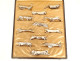 12 silver-plated animal knife rests Gallia Christofle Sandoz Art Deco