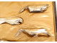 12 silver-plated animal knife rests Gallia Christofle Sandoz Art Deco