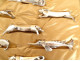12 silver-plated animal knife rests Gallia Christofle Sandoz Art Deco