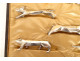 12 silver-plated animal knife rests Gallia Christofle Sandoz Art Deco