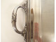 Large Louis XVI silver-plated bronze serving tray with handles, Christofle, 19th century