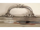 Large Louis XVI silver-plated bronze serving tray with handles, Christofle, 19th century