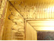 4 HSP paintings hens fighting cocks farmyard henhouse gilded frame 19th century