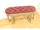 Louis XVI piano bench in carved lacquered wood, Napoleon III, 19th century